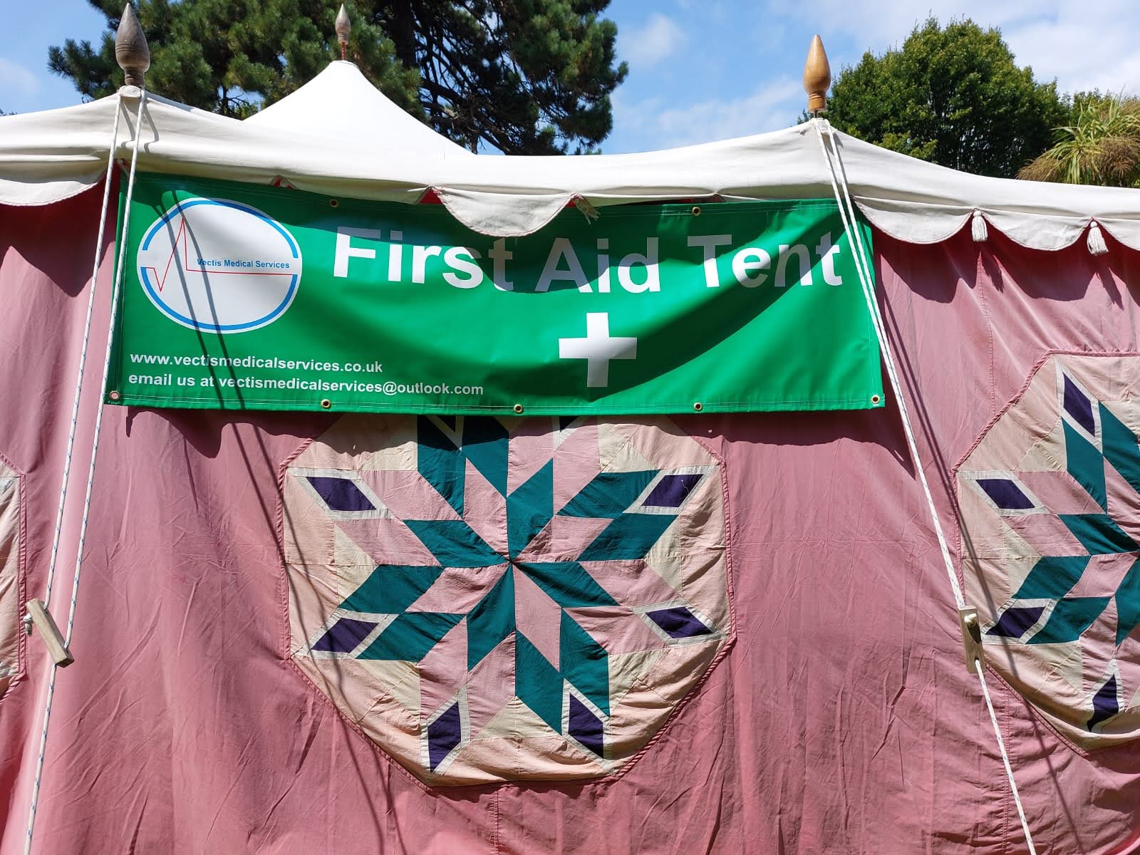 First Aid tent at an event