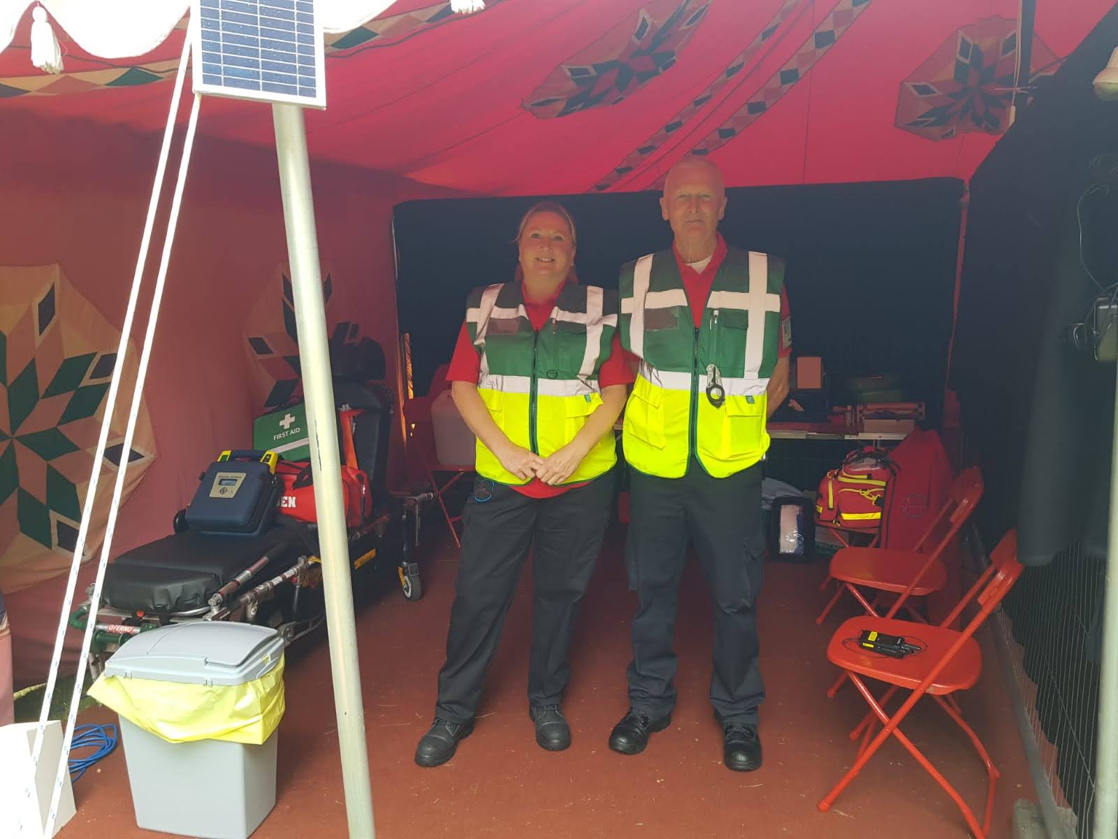 First Aid team at an event